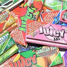 6x Juicy Jay's Rolling Papers Flavored KING SIZE Variety Bundle FREE SHPN picture