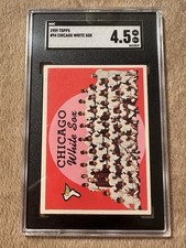 1959 Topps 2nd Series Checklist Chicago White Sox #94 SGC 4.5 VG/EX Vintage picture