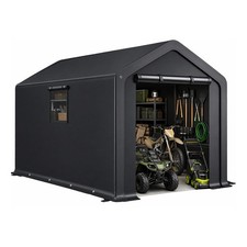 Outdoor Portable Storage Shed Heavy Duty Bike Tent /w Zipper Waterproof  Carport picture
