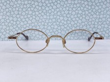 Mozart Eyeglasses Frames Woman Round Gold Oval Vintage Neostyle 407 Notes Medium picture