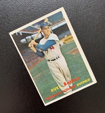 1957 TOPPS Duke Snider Brooklyn Dodgers #170 Baseball Card picture
