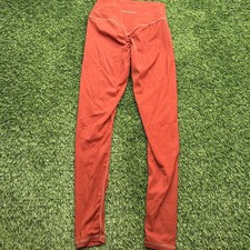 Paragon RecStretch Leggings Womens Size S Orange High Rise Scrunch Butt Active picture