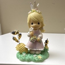 Precious Moments 2004 Princess Girl Crown Beehive Bees Flowers - Pre-Production picture