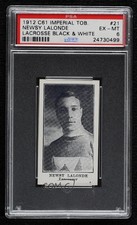 1912 Imperial Tobacco Lacrosse Series C61 Newsy Lalonde #21 PSA 6 HOF 0v3e picture