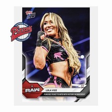 Lola Vice Raw Debut 2026 WWE Topps NOW Card 100 Presale picture