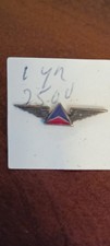 Vtg Delta Airlines Wings Lapel Pin Sterling Silver 1 Year Service Widget Style picture