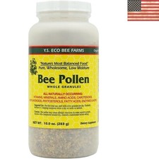 Certified Organic Bee Pollen Granules - Low Moisture - 10 oz for Energy Boost picture