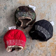 SUPREME FW26 NIKE TROOPER HAT BLACK CAMO RED S/M L/XL  picture