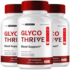 GlycoThrive Glyco Thrive Blood Sugar Supplement - 180 Capsules (3 Pack) picture