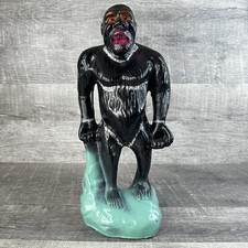 Vintage NOS King Kong Gorilla Chalkware Carnival Prize Glitter Statue 14in NICE picture