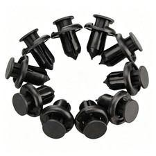 100X Bumper Clips 10mm Hood Fender Push Rivets Retainer Fasteners For Honda NEW picture