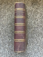 David Livingstone Missionary Travels Africa 1857 John Murray Map & Plates Faults picture