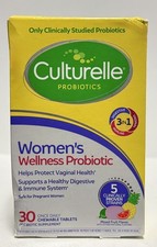 Culturelle Women’s Wellness, Daily Chewable Probiotics for Women - 30 TABLETS picture