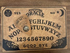 Rare 1930’s-1940’s William Fuld Mystifying Oracle Ouija Board with Planchette picture