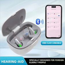 Bluetooth APP Hearing Aids For Seniors Rechargeable With Noise Cancellation OTC picture