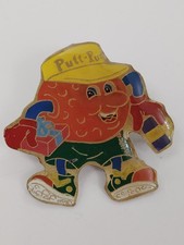 Putt-Put Golf Pin Mascot - Orange Golf Ball Man Christmas Gifts - Vintage Enamel picture