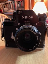 NIKON F Vintage camera, SLR, Nikon F Photomic With Legendary Vintage SLR LENS picture