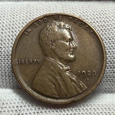 1920-D Better Date Lincoln Wheat Cent Penny receive coin pictured #6361 picture