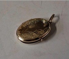 14k Gold Locket Charm Pendant 4.38 Grams Signed 585 Mm Vintage  picture