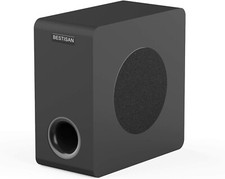 BESTISAN 6.5’’ Powered Home Audio Subwoofer with Deep Bass in Black SW65D picture