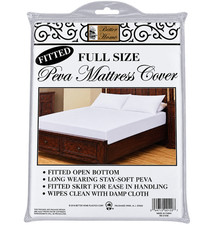 NIP NEW King, Queen, Full Fitted Plastic Mattress Protector Cover picture