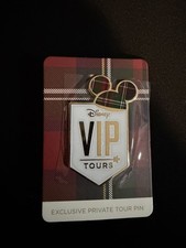 Disney VIP Tours Exclusive Private Tour Pin - Mickey Mouse Plaid Ears picture