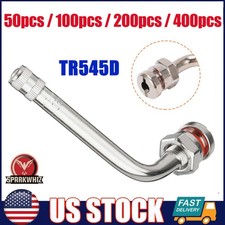 50-400 PACK TR545D Truck Tire Valve Stems for New 22.5 & 24.5 Alcoa Aluminum New picture