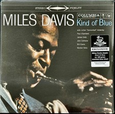 MILES DAVIS Kind Of Blue SEALED LP - 180g Blue Marbled Ltd Ed (*non-numbered*) picture