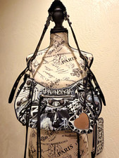 Balenciaga Le Cagole Mini Shoulder Bag Graffiti Black & White w/ Mirror picture