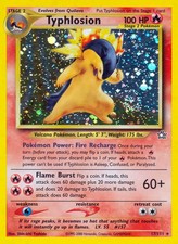 Typhlosion - 17/111 - Pokemon Neo Genesis Unlimited Holo Rare Card WOTC HP picture