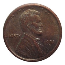 1931 S Lincoln Wheat As shown in the figure picture