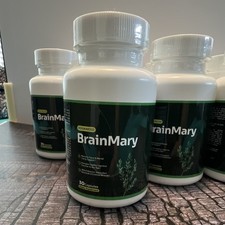 BrainMary Memory & Focus Supplement Capsules 30 Ct 400mg Exp 06/2025 picture