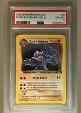Dark Machamp #10 (2000 Pokemon Rocket - Holo) - PSA 8 picture