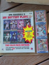 1991 Baseballs 100 Hottest Players Limited Edition Collectors Set New Unopened picture