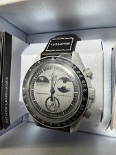 OMEGA Moonswatch Mission To Earth Phase S033M700 Gray Men's Watch picture