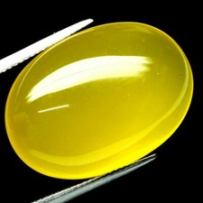 Shola Genuine 30.97 Ct Natural Yellow Agate / Chalcedony from Botswana picture