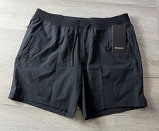 NEW NWT Lululemon Mens Zeroed In Short 7” Black LM7BJ0S Size XL picture