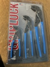 *NEW*  3 PIECE GRIPLOCK GLS-3 CHANNELOCK ARC PLIERS SET GL6, GL10, GL12    USA picture