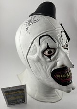 David Howard Thornton Signed TOTS Terrifier Art The Clown Mask Autograph JSA COA picture