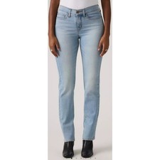 Levi's 314 Shaping Straight Jeans Light Wash Blue Size 33 picture