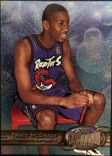 1997-98 Skybox Metal Universe Tracy McGrady Rookie Card #42 Toronto Raptors RC picture