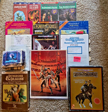 Dungeons & Dragons AD&D Lot Of Ten Forgotten Realms Maps Vintage Cards + Free picture