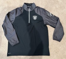 Nike Dri-FIT On Field Oakland Raiders Hybrid Jacket Men's XL NFL picture