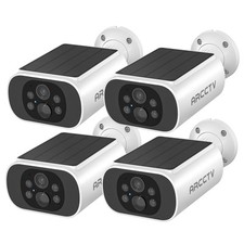 4 Pack Solar Battery Wireless Security Camera Outdoor WiFi Home IR Night Vision picture