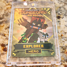 Minecraft Dungeons Arcade Series 4 Explorer #100 5-Card Lot Melee Range Armor picture