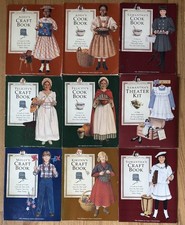 Lot 9 AMERICAN GIRLS PASTIMES books Addy Felicity Kirsten Samantha picture