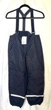 H&M Navy Blue Waterproof Snow Pants 9-10Y (10) New picture