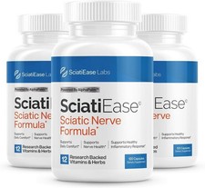 3 Pack SciatiEase Labs Sciati Ease Sciatic Nerve Formula 120 Cap NEW Exp 2027 picture