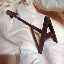 Antique Branding Iron -A- cattle, sheep picture