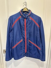 Campus Outerwear Men's Large ZIPLON Zippers Blue Retro Mod Jacket Vintage 1960s picture